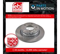 2x Brake Discs Pair Solid fits BMW 318 E36, E46 1.9 Rear 95 to 01 280mm Set Febi