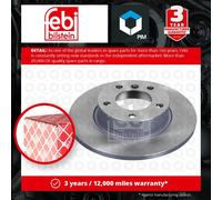 Febi Bilstein 01715 Brake Disc Fits BMW 3 Series 316i 318i 318tds 316g 318ti