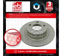 2x Brake Discs Pair Solid fits BMW 316D E90 2.0D Rear 09 to 11 N47D20C 295.8mm