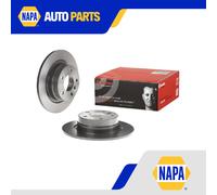 2x Brake Discs Pair Solid fits BMW 318D E90 2.0D Rear 05 to 07 296mm Set Brembo