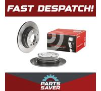 2x Brake Discs Pair Solid fits BMW 320 E36 2.0 Rear 91 to 99 280mm Set Brembo
