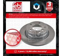 Febi Bilstein 01725 Brake Disc Fits BMW 3 Series 328i 318tds 325 td 325tds 316ti