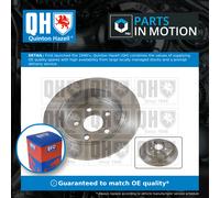 2x Brake Discs Pair Solid fits CHRYSLER PT CRUISER 2.4 Rear 04 to 10 EDZ 270mm
