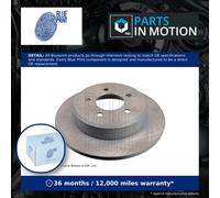 2x Brake Discs Pair Solid fits CHRYSLER VOYAGER Mk3 3.3 Rear 95 to 08 EGA 290mm