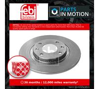 2x Brake Discs Pair Solid fits CITROEN BX 1.4 Front 82 to 93 266mm Set 4246A9