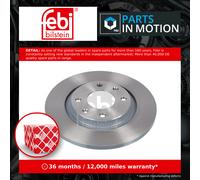 Brake disc FEBI 17822 for CITROEN C2 (JM_) 1.1 2003-2012