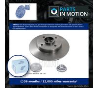 2x Brake Discs Pair Solid fits CITROEN C3 PICASSO THP, VTi Rear 1.2 1.4 1.6 1.6D