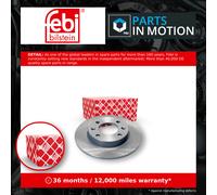 Ferdinand Bilstein Brake Discs 21966 – 2x Solid Rear 247mm for PEUGEOT 307 (3B/3E/3H) 00-12