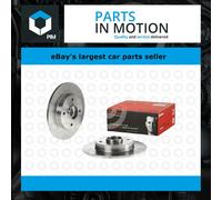 2x Brake Discs Pair Solid fits CITROEN C4 CACTUS THP, VTi Rear 1.2 1.6D 14 to 17