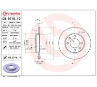 2x Brake Discs Pair Solid fits CITROEN C4 LA, Mk1 1.4 Rear 04 to 11 KFU(ET3J4)