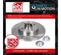 Febi Bilstein 37680 Brake Disc Fits Citroen C4 1.6 BlueHDi 115 1.6 BlueHDi 120