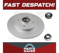 2x Brake Discs Pair Solid fits CITROEN C4 Rear 2009 on 268mm Set NK 1611840880