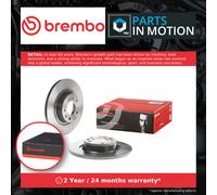 2x Brake Discs Pair Solid fits CITROEN DISPATCH VF7 1.6D Rear 07 to 16 290mm Set