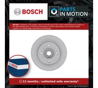 Bosch Brake Disc Rear 249mm 56mm Solid 9mm ABS Sensor Ring 0986479400