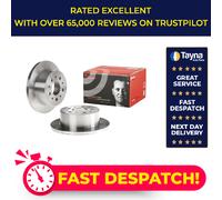 2x Brake Discs Pair Solid fits CITROEN RELAY 2.0 Rear 94 to 06 280mm Set Brembo