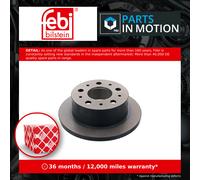 febi bilstein Brake Disc Rotor 43937 – Rear, OE 16 064 017 80 – Pair