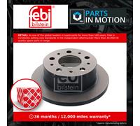 febi bilstein Pair of Brake Disc Rotor 43937 fits Rear OE 16 064 017 80