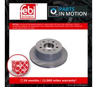 Febi 43902 Brake Disc Rear High Performance Fits Fiat Ducato 2011 - 2024