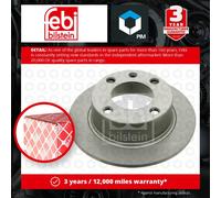 2x Brake Discs Pair Solid fits CITROEN XANTIA 3.0 Rear 97 to 03 XFZ(ES9J4) 224mm