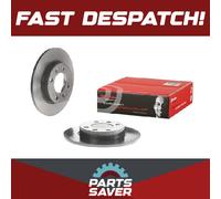 2x Brake Discs Pair Solid fits CITROEN XSARA PICASSO N68 2.0 Rear 99 to 12 247mm