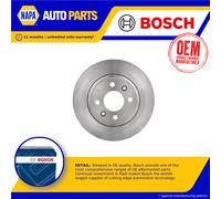 2x Brake Discs Pair Solid fits DACIA LOGAN EXPRESS Front 1.4 1.6 1.5D 09 to 15