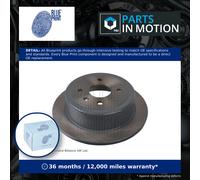 Blue Print ADG04326 Brake Disc Set (2 Brake Disc) rear, full, No. of Holes 4