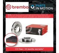 2x Brake Discs Pair Solid fits DAIHATSU HIJET S85, U60 1.2D Front 95 to 98 210mm