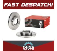2x Brake Discs Pair Solid fits DAIHATSU HIJET S85 1.4D Front 98 to 00 LDW14 Set