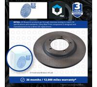 2x Brake Discs Pair Solid fits DAIHATSU FOURTRAK 2.8D Front 84 to 98 277mm Set