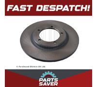 2x Brake Discs Pair Solid fits DAIHATSU FOURTRAK 2.8D Front 84 to 98 277mm Set