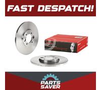 2x Brake Discs Pair Solid fits DAIMLER COUPE SOVEREIGN 4.2 Rear 73 to 77 7L Set