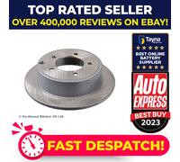 2x Brake Discs Pair Solid fits DODGE CALIBER 2.0 Rear 2006 on ECN 262mm Set New