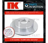 2x Brake Discs Pair Solid fits DODGE NEON Mk2 2.0 Rear 99 to 05 270mm Set NK New