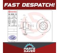 2x Brake Discs Pair Solid fits FIAT 850 100 Front 8 9 64 to 72 227mm Set Brembo
