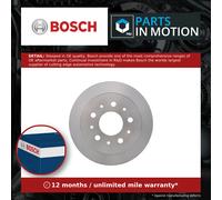 Bosch BD1277 Brake Disc Set - 279.7 mm Solid Discs - Rear Axle - ECE-R90 Certified - Reliable Braking, Stable Performance, Corrosion Protection - 1 Set of 2 Discs