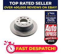2x Brake Discs Pair Solid fits FIAT DUCATO 250 3.0 Rear 2009 on F1CE0441A Set