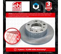 2x Brake Discs Pair Solid fits CITROEN C25 1.8 Front 84 to 94 169(XM7T) 256mm