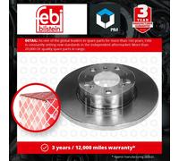 2x Brake Discs Pair Solid Front 290mm 07899 Febi Set 4246A0 4246H3 4246N7 New