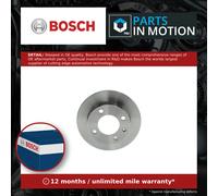 2x Brake Discs Pair Solid fits FORD FIESTA Mk1 9 Front 76 to 83 221mm Set Bosch
