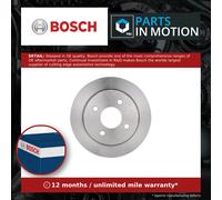 2x Brake Discs Pair Solid fits FORD FIESTA Mk5 ST150 2.0 Rear 05 to 08 N4JB Set