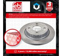 febi bilstein Pair of Brake Disc Rotor 105850