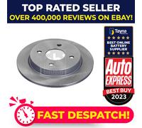 2x Brake Discs Pair Solid fits FORD FIESTA Rear 1989 on 253mm Set C1BC2A315AA