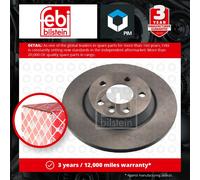 2x Brake Discs Pair Solid fits FORD GALAXY 2.8 Rear 00 to 06 AYL 294mm Set Febi