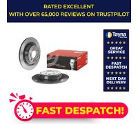 2x Brake Discs Pair Solid fits FORD GALAXY Mk2 TDCi 2.2D Rear 08 to 15 302mm Set