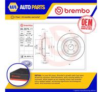 2x Brake Discs Pair Solid fits FORD KUGA Mk3 1.5D Rear 2019 on ZTDA 302mm Set