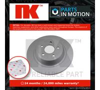 2x Brake Discs Pair Solid fits FORD MONDEO Mk5 1.0 Rear 2015 on 302mm Set NK New