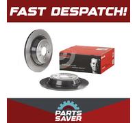 2x Brake Discs Pair Solid fits FORD MONDEO Mk5 1.5 Rear 2014 on 316mm Set Brembo