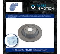 2x Brake disc Rear Axle solid ADF124377 BLUE PRINT for FORD KUGA II KUGA II VAN