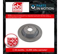 FEBI BILSTEIN 107729 Brake Disc Rear Fits Ford Kuga 2 Van Mondeo 5 Turnier