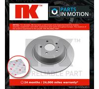 2x Brake Discs Pair Solid fits FORD KUGA Mk2 1.6 Rear 12 to 15 316mm Set NK New